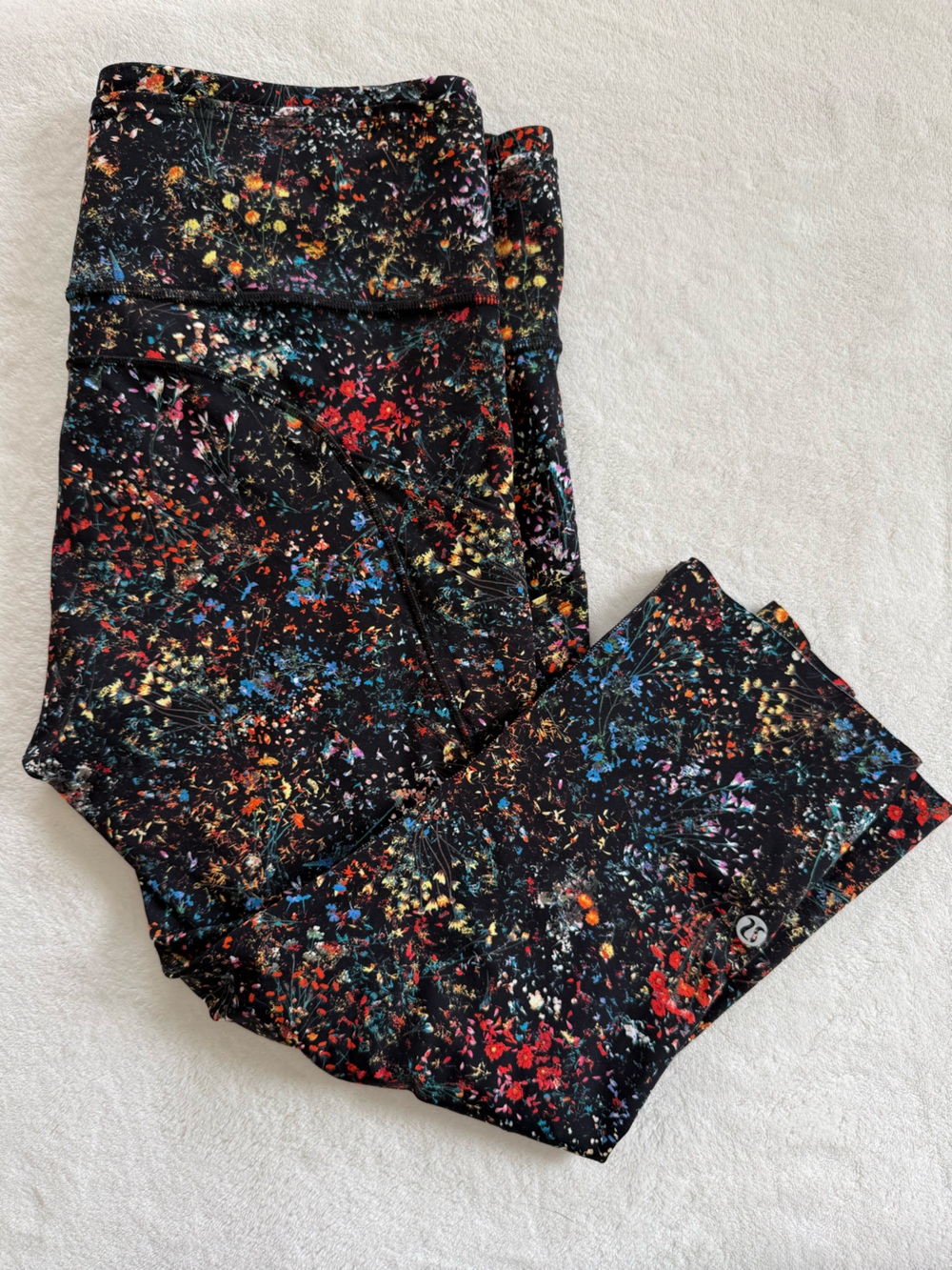 Lululemon Fast & Free Cropped Tight II Nulux Flowerescent Multi - Picture 3 of 9